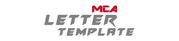 Logo du module Letter Template (Modèles de lettres) des logiciels MCA Concept