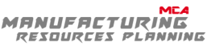 Logo du module MRP (Manufacturing Resources Planning) des logiciels MCA Concept