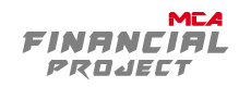 Logo per il modulo Financial Project del software MCA Concept