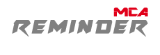 Logo für das Erinnerungsmodul der Software MCA Concept